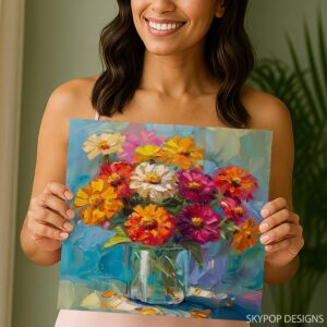 Zinnia Art