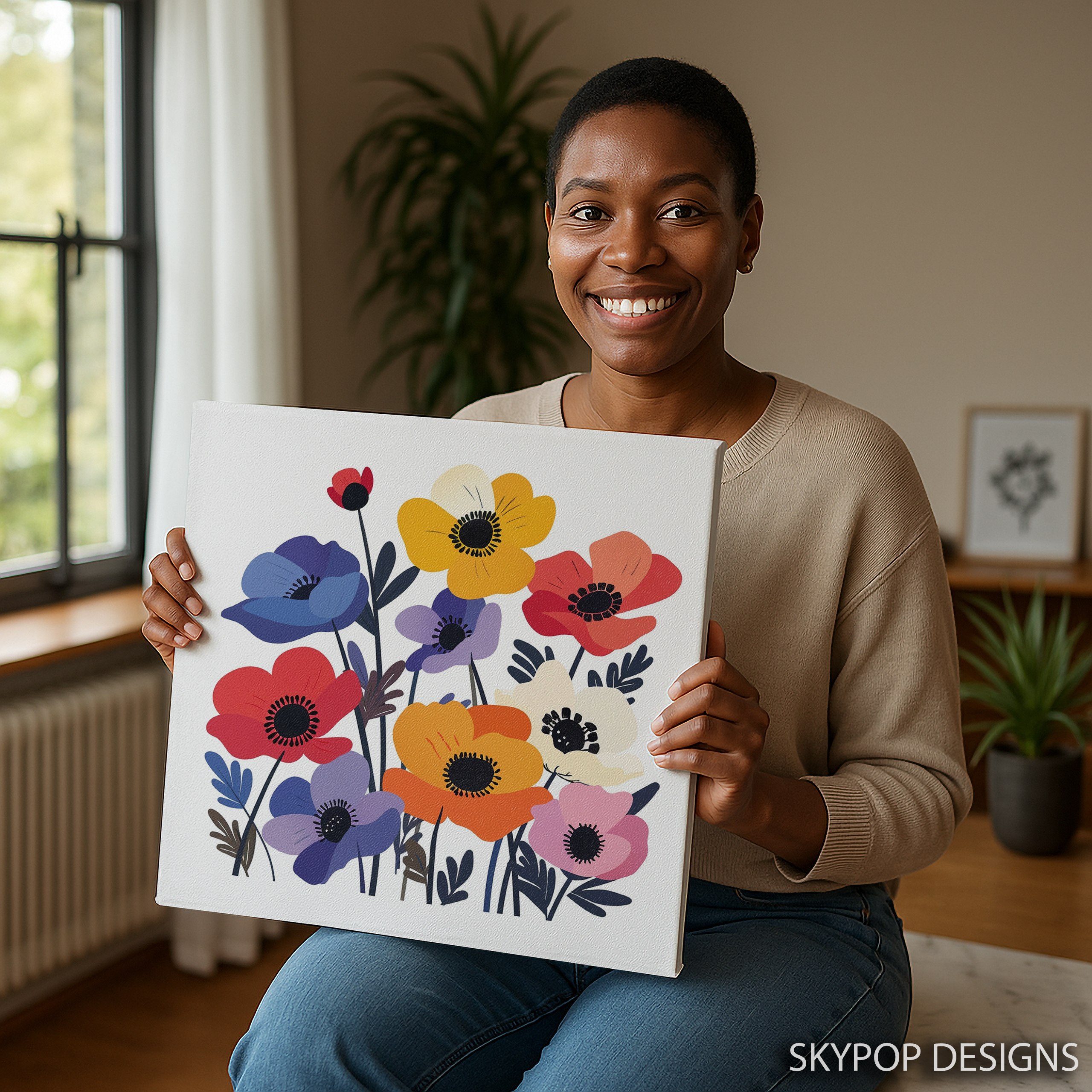 9.jpg Anemone Garden Burst Art