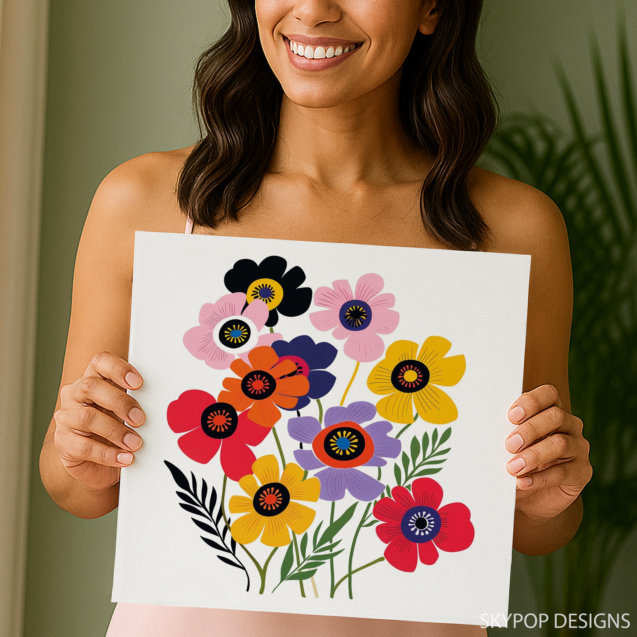 9.jpg Anemone Floral Bouquet Art