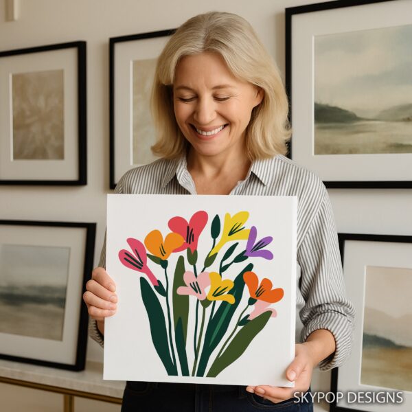 Freesia Bouquet Art