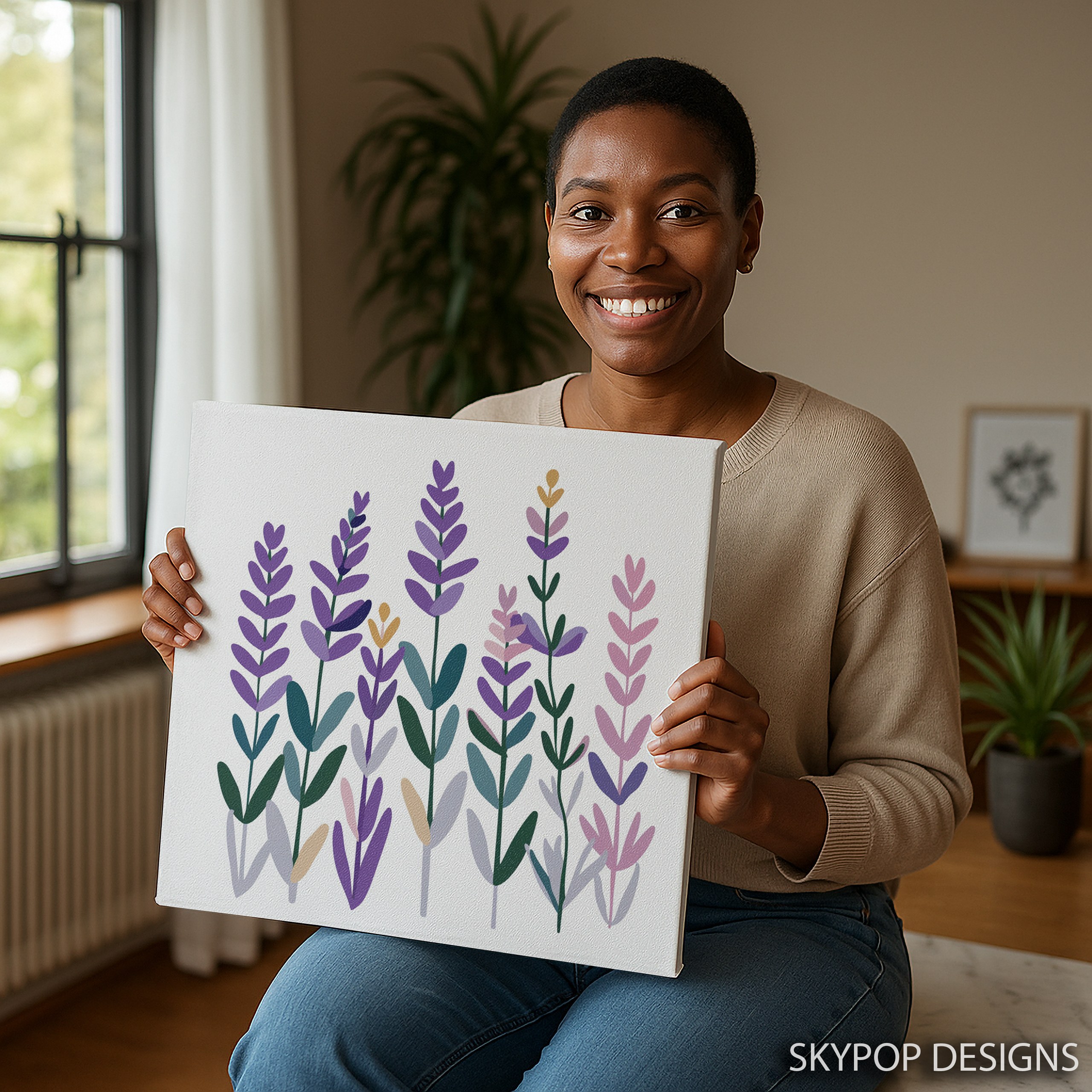 9.jpg Lavender Field Art