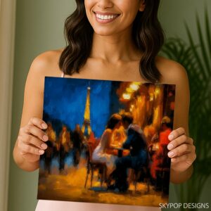 Parisian Romance Cafe Art