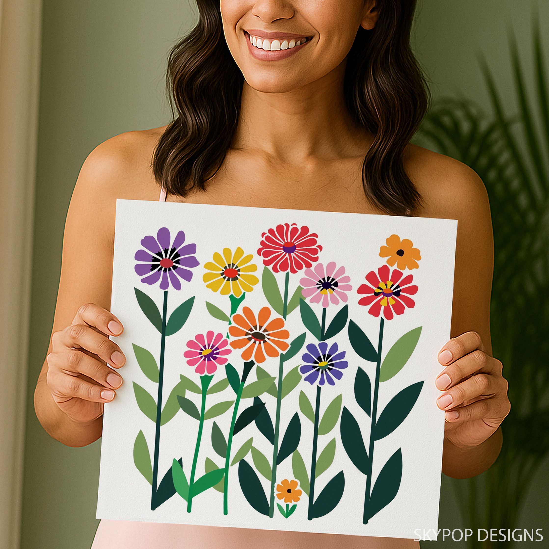 9.jpg Vibrant Bloom Garden Art