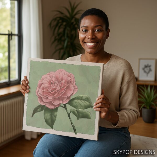 Camellia Flower Art