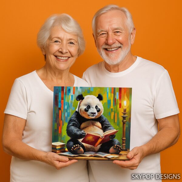 Panda Bookworm Art