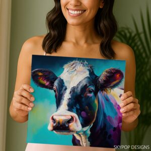 Highland Cow Art