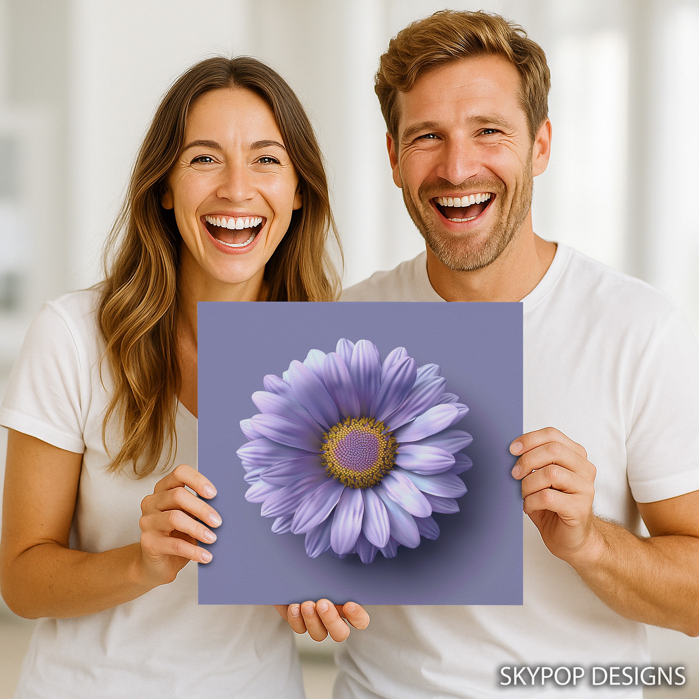 9.jpg Purple Daisy Art