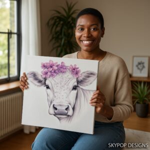 Highland Cow Art