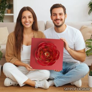 Red Bloom Art