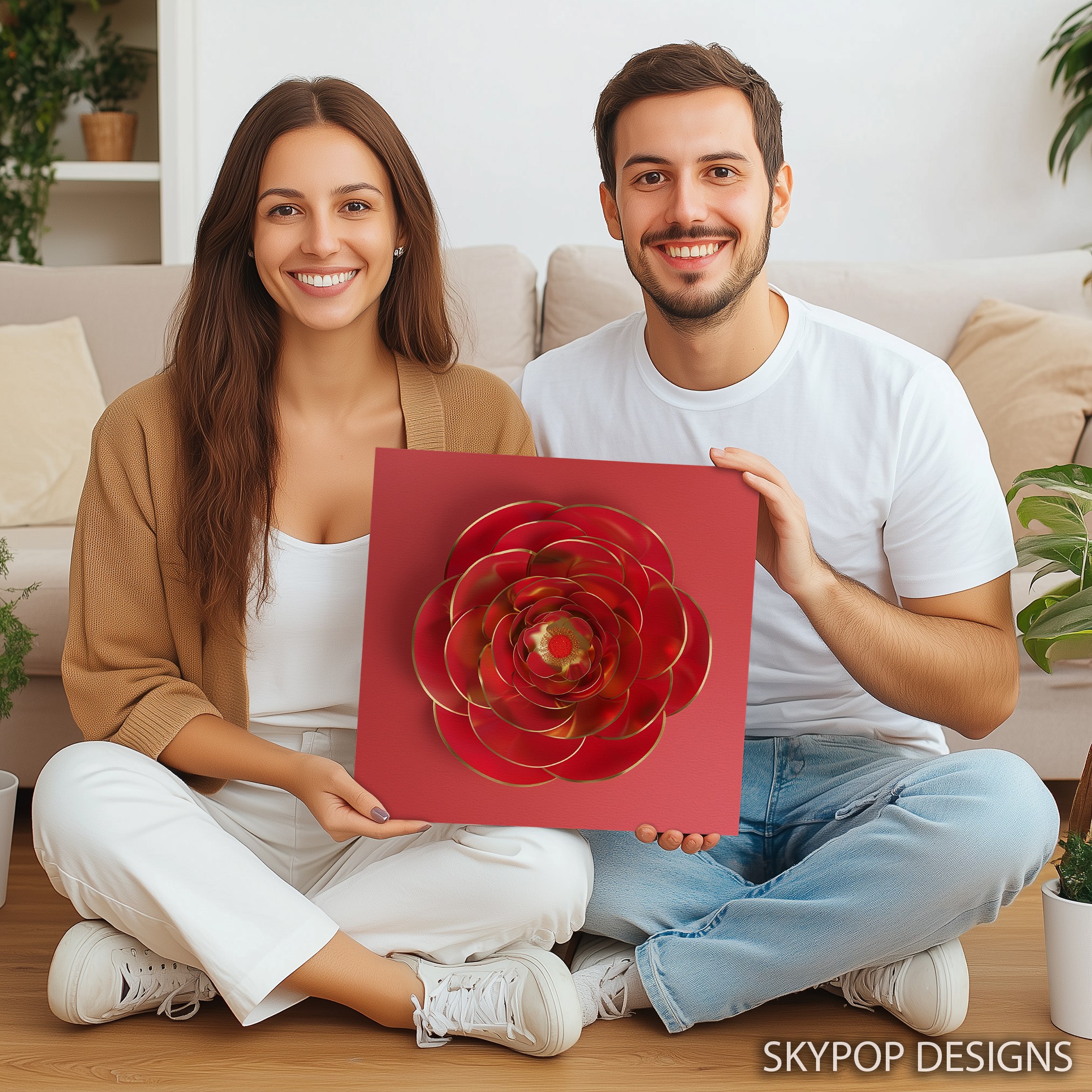9.jpg Red Bloom Art