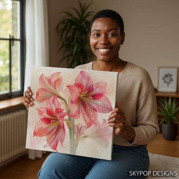 Amaryllis Blossom Art