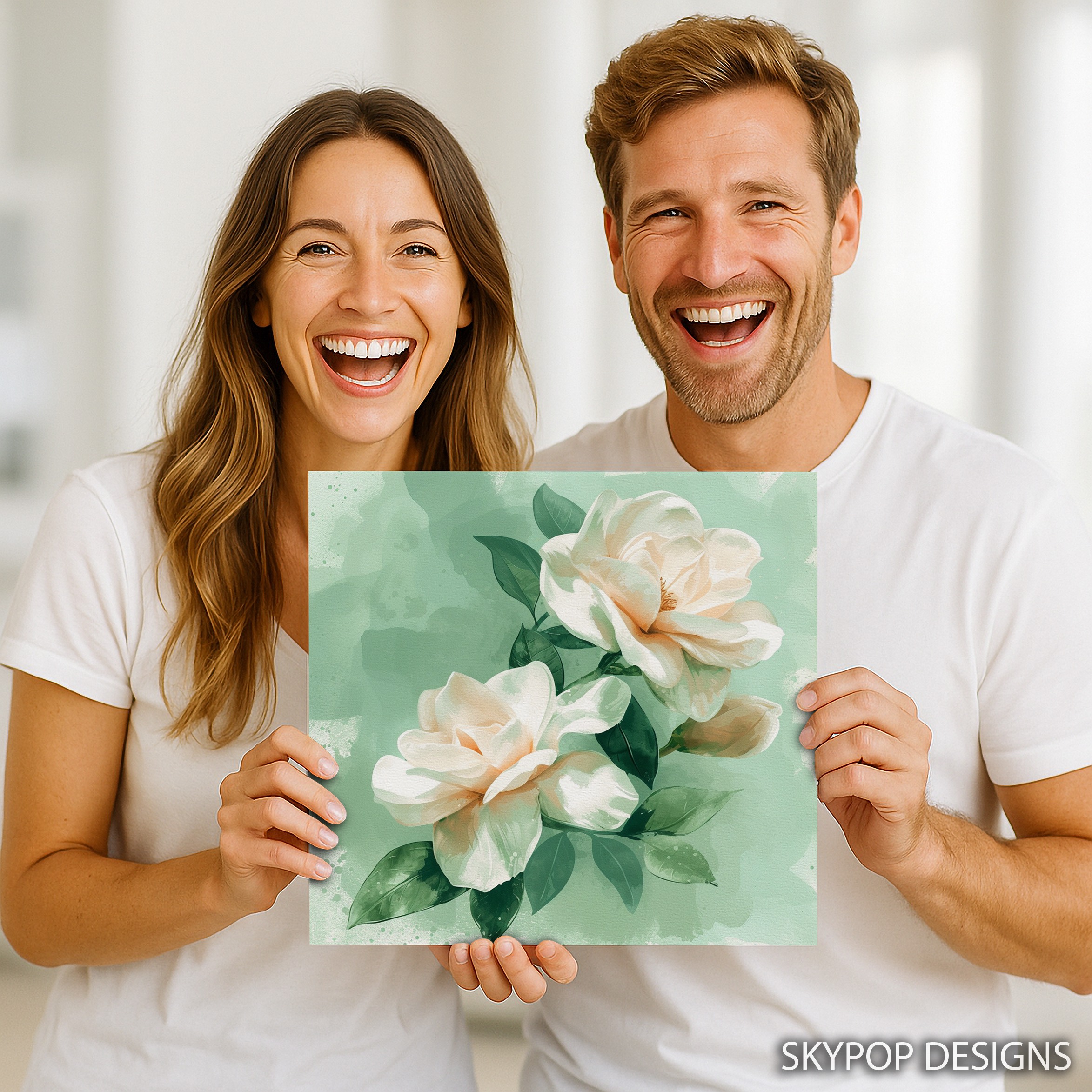 9.jpg Gardenia Blooms Art