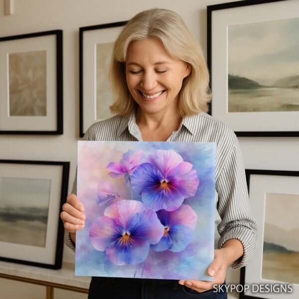 Pansy Bloom Art