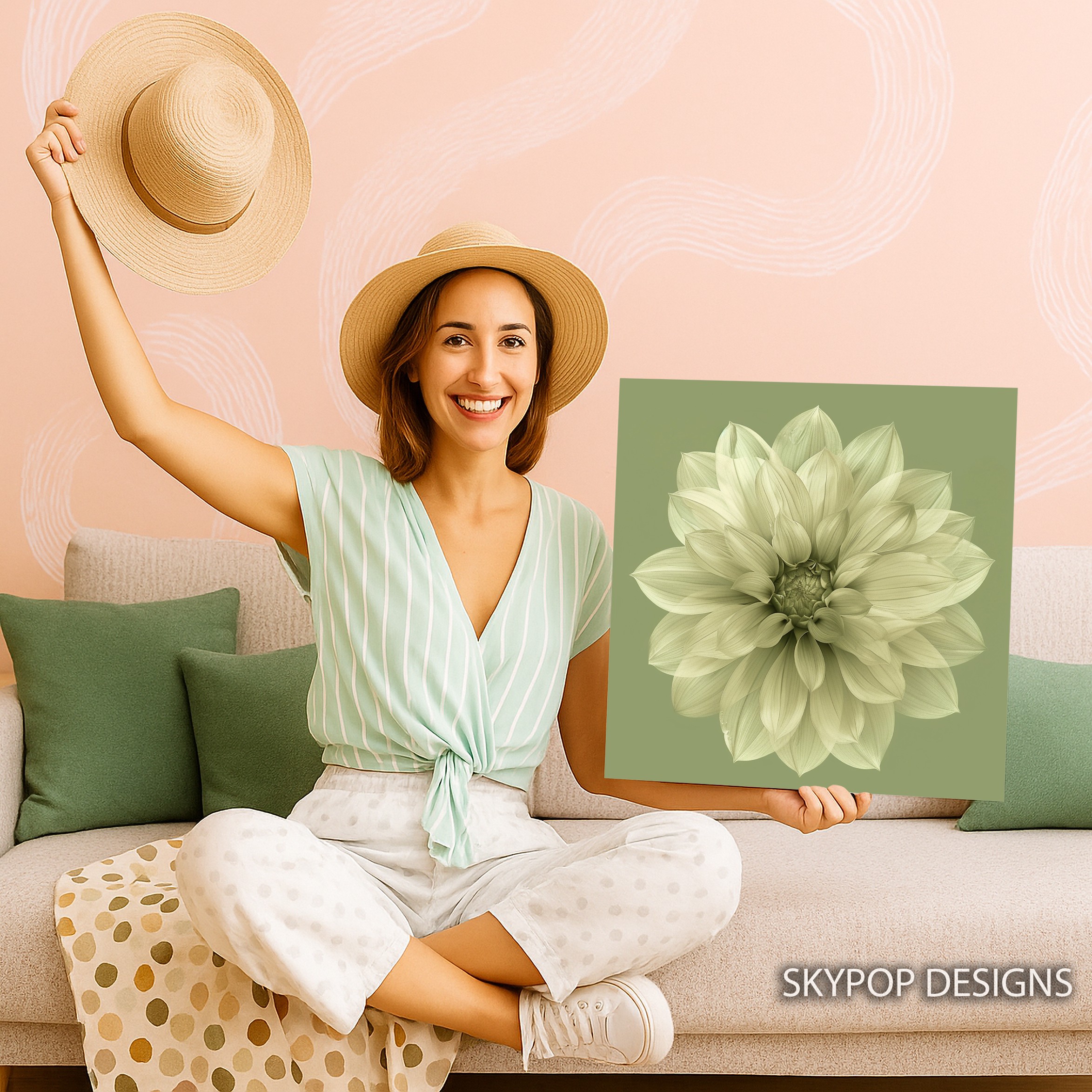 9.jpg Dahlia Bloom Art