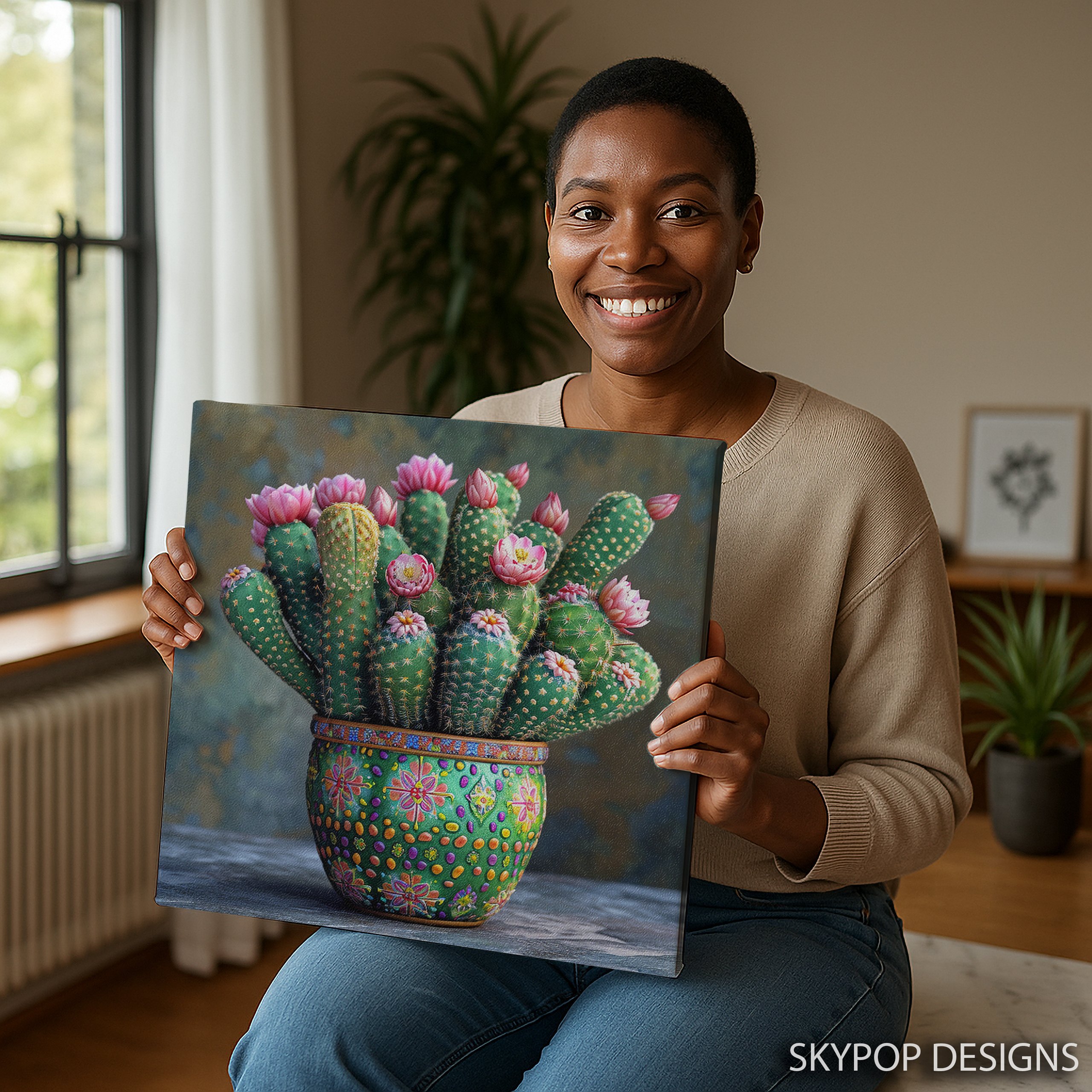 9.jpg Cactus Flower Art