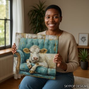 Highland Cow Art