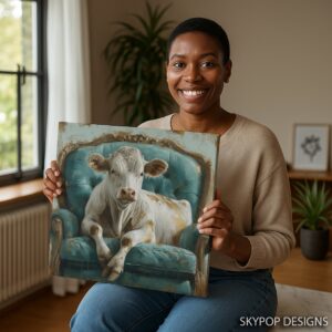 Highland Cow Art