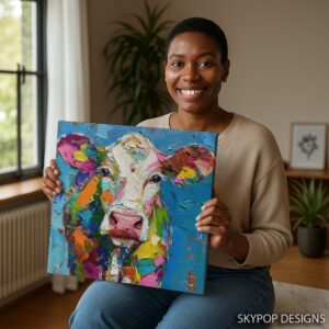 Highland Cow Art