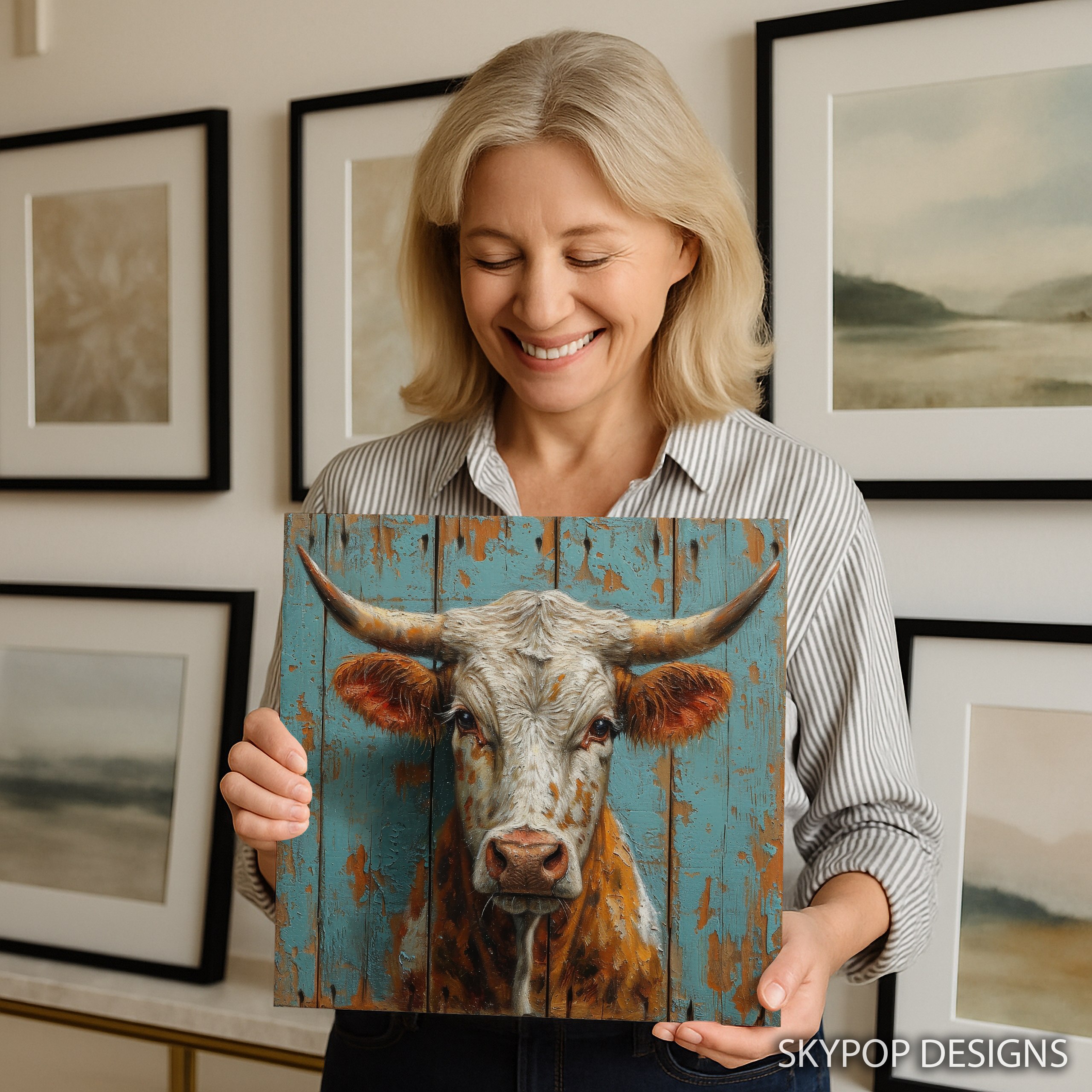 9.jpg Highland Cow Art