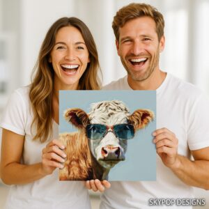 Highland Cow Art