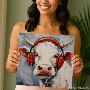 Highland Cow Art