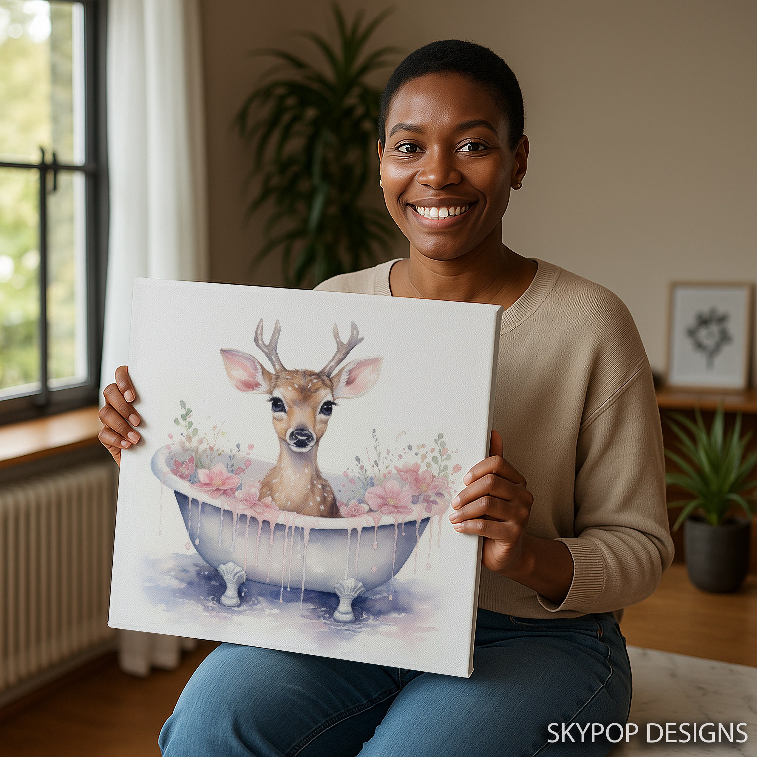 9.jpg Deer Art