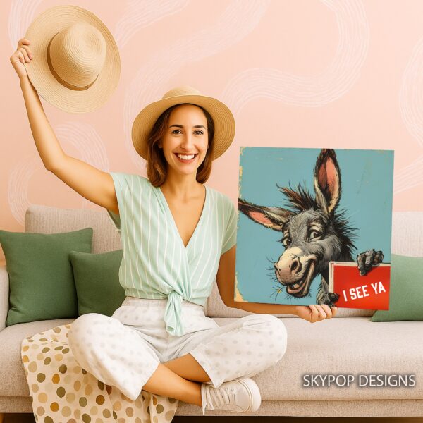 Donkey Says I See Ya Art