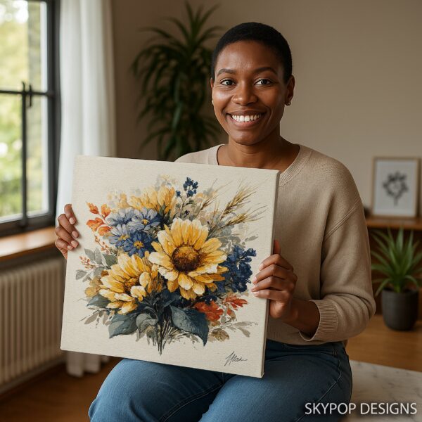 Sunflower Bouquet Art