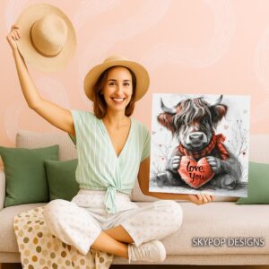 Highland Cow Art