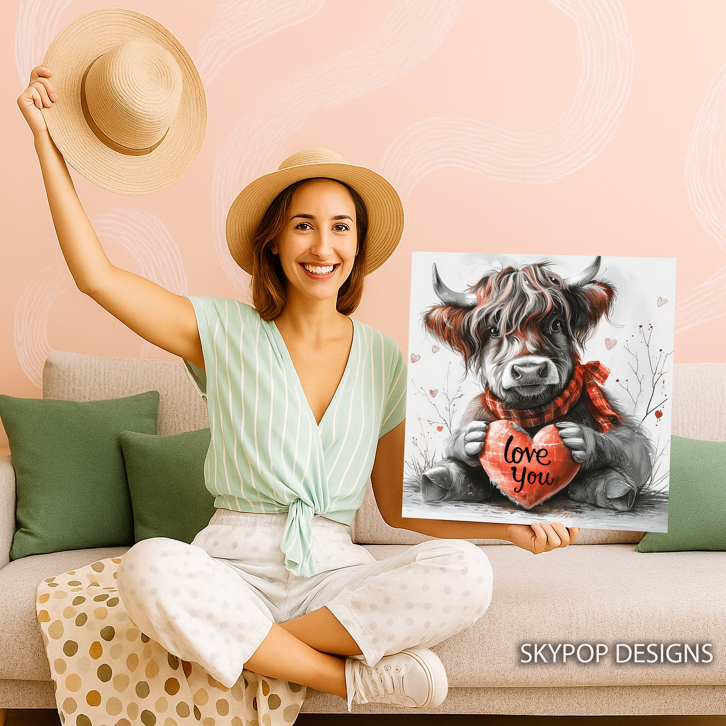 9.jpg Highland Cow Art