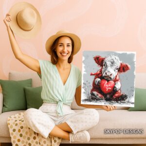Highland Cow Art