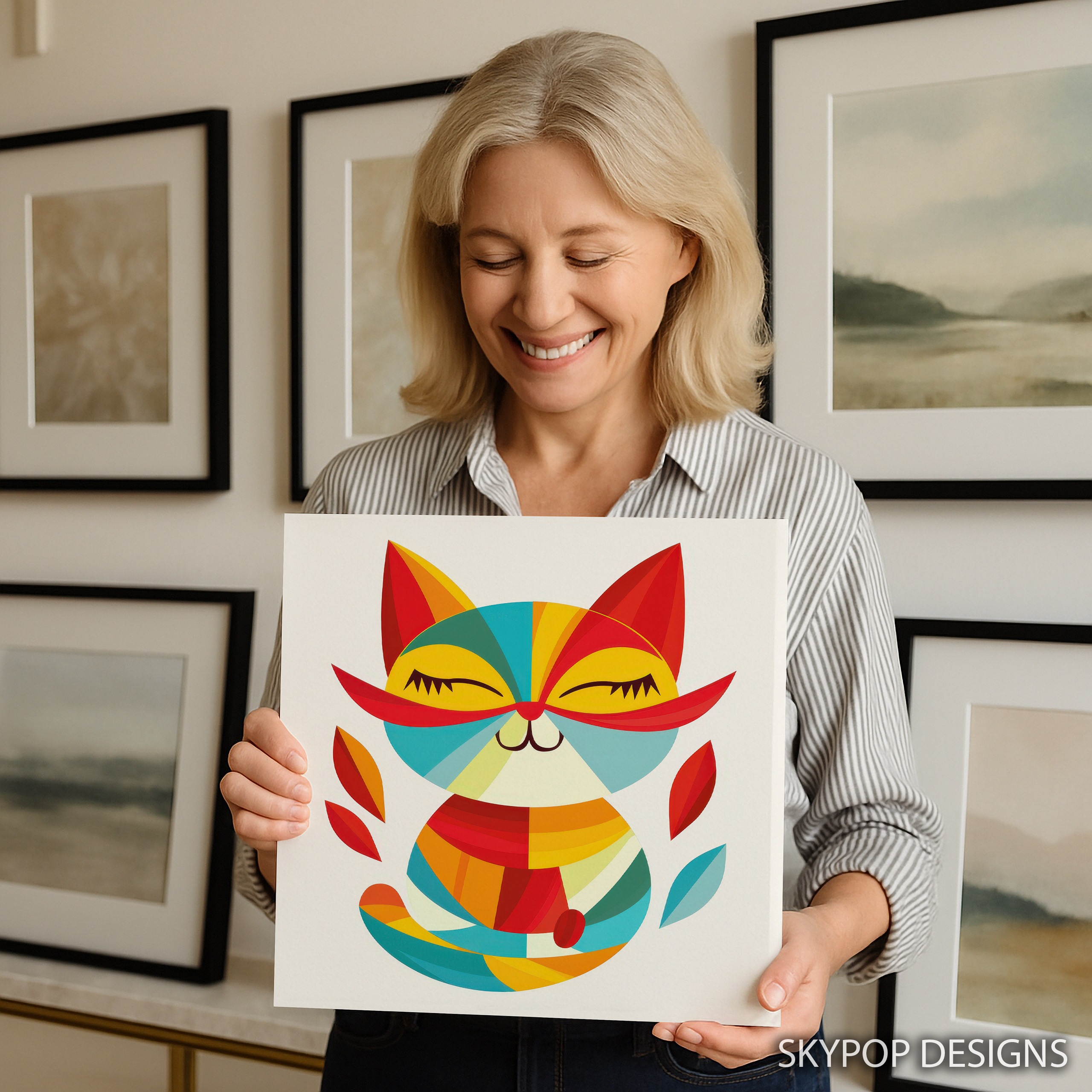 9.jpg Siamese Cat Art
