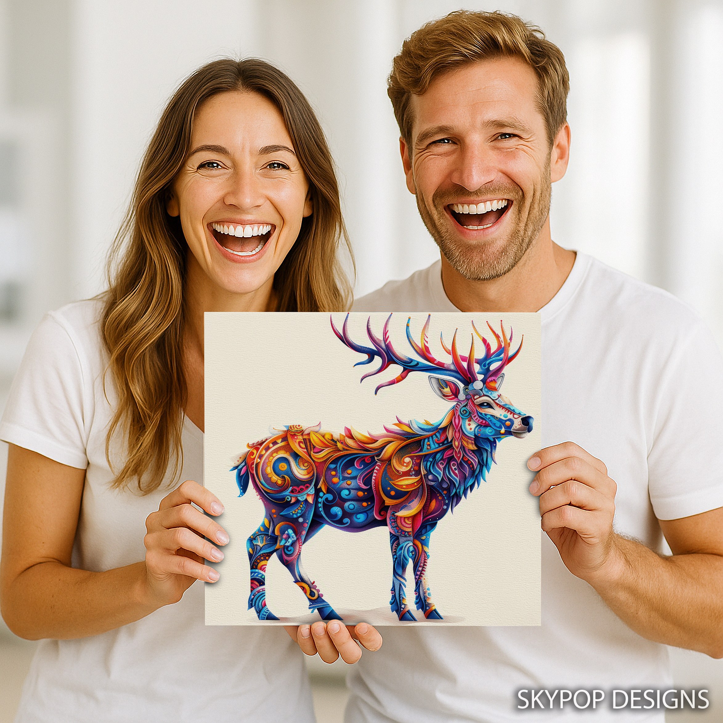 9.jpg Deer Art