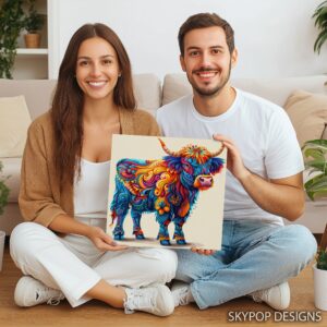 Highland Cow Art