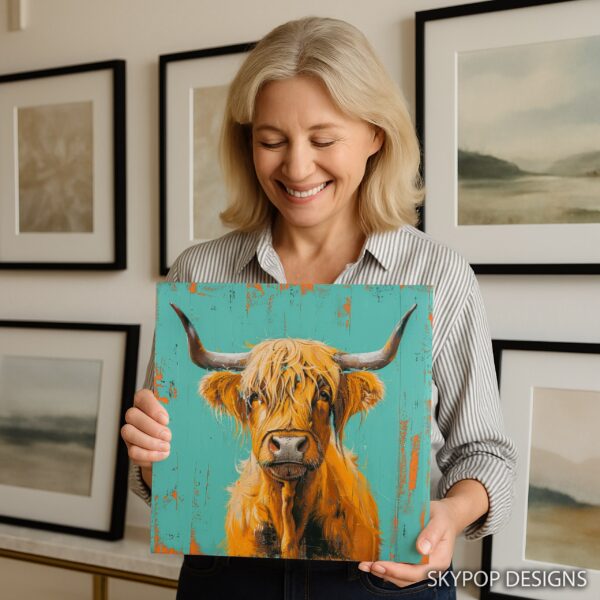 Highland Cow Art