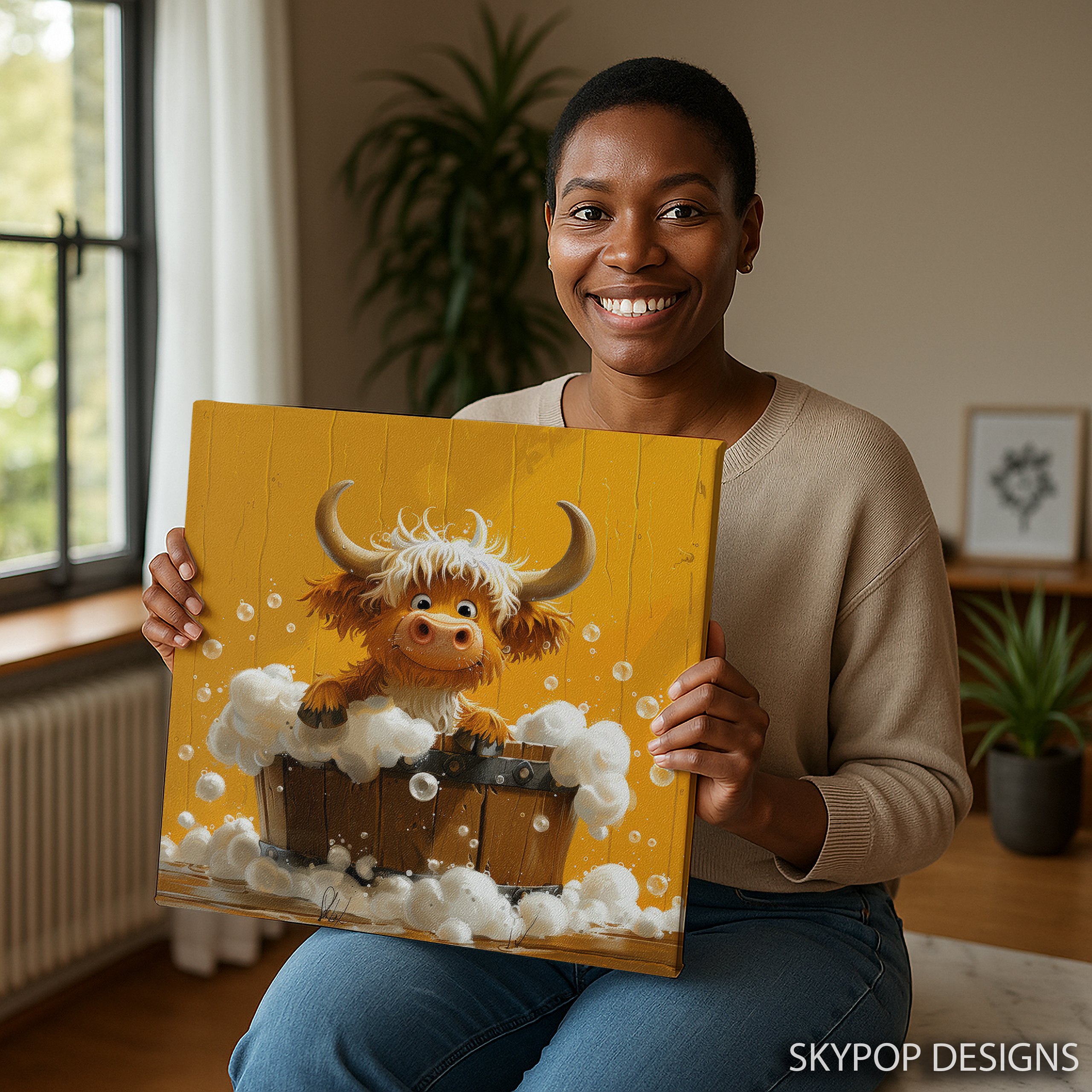 9.jpg Highland Cow Art