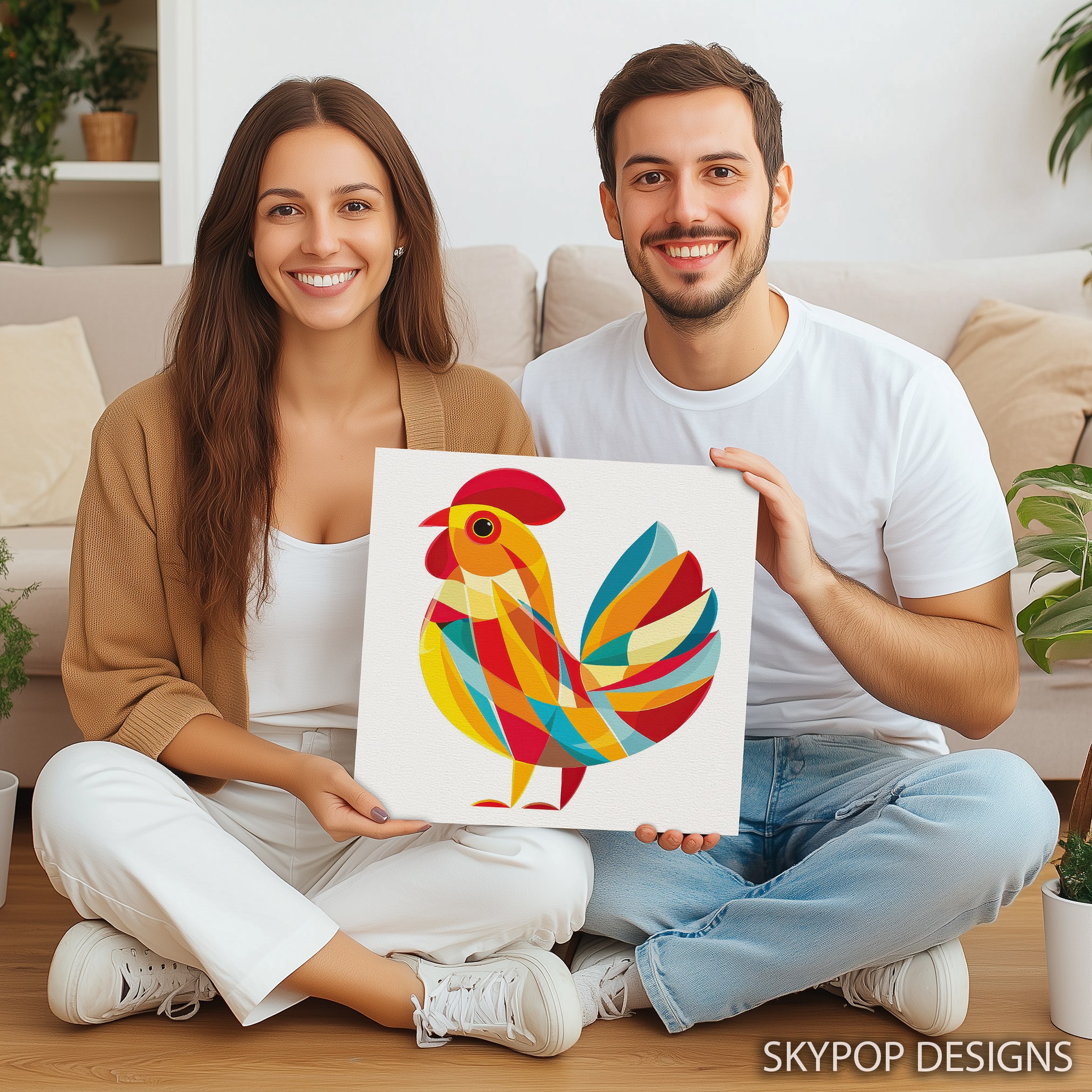 9.jpg Rooster Art