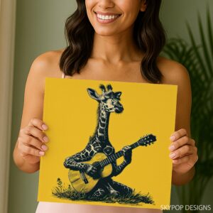 Giraffe Jam Session Art