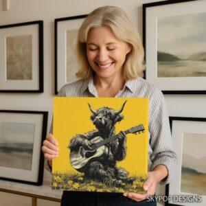 Highland Cow Art
