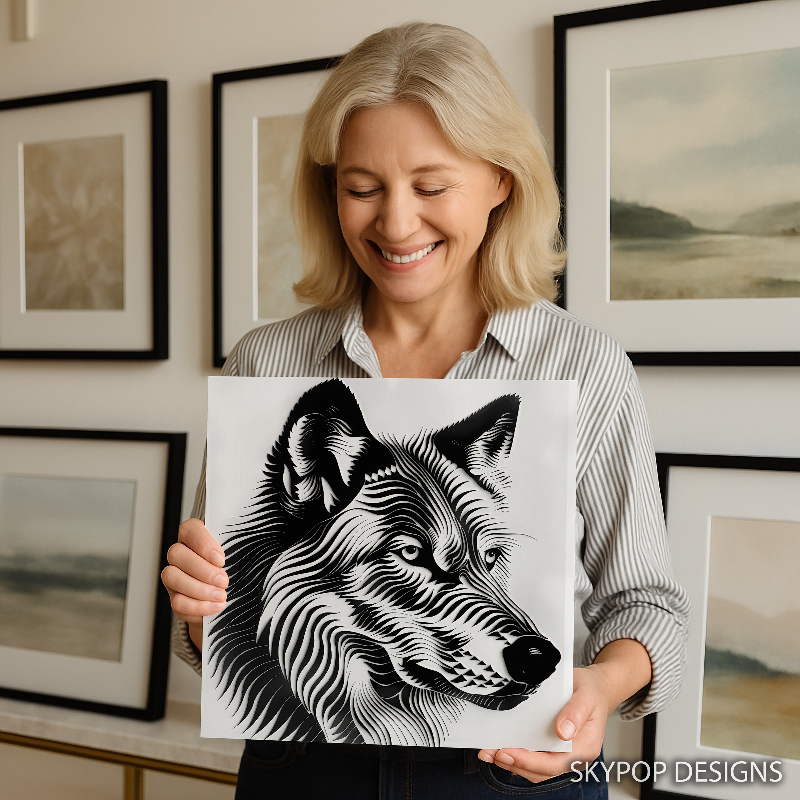 9.jpg Wolf Art