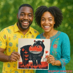Hippopotamus Art