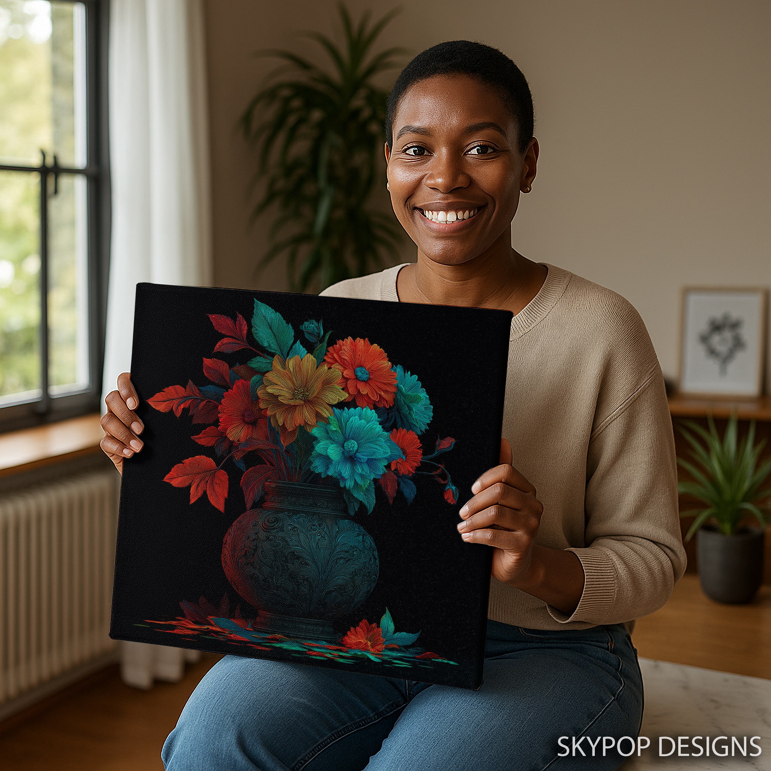 9.jpg Floral Vase Art