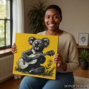Koala Guitar Art
