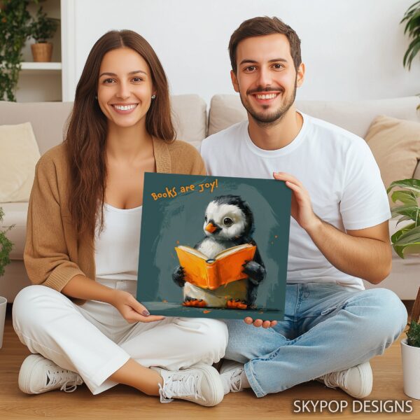 Penguin Reading Art