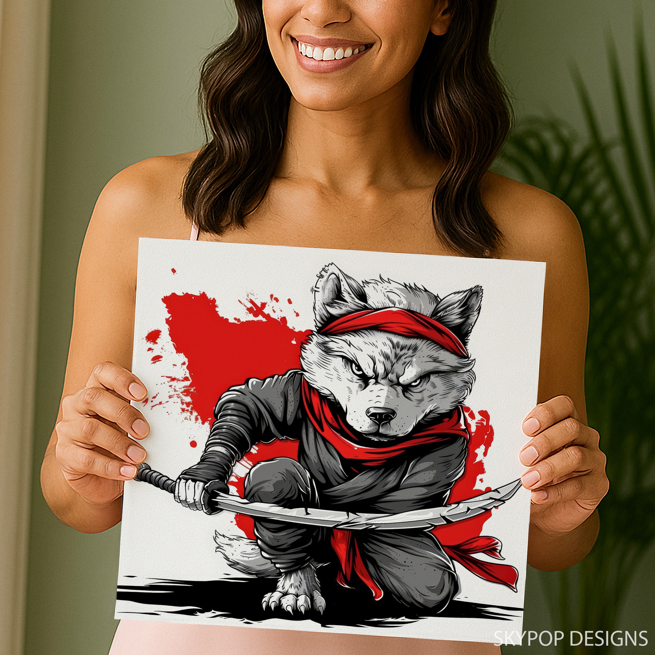 9.jpg Wolf Ninja Art