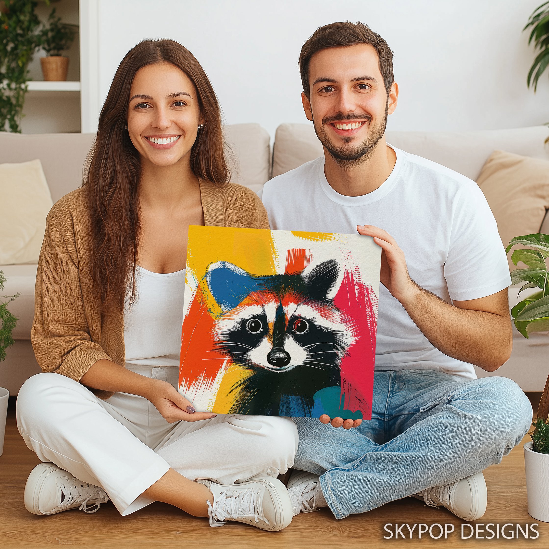 9.jpg Raccoon Art