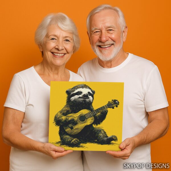 Sloth Guitar Art