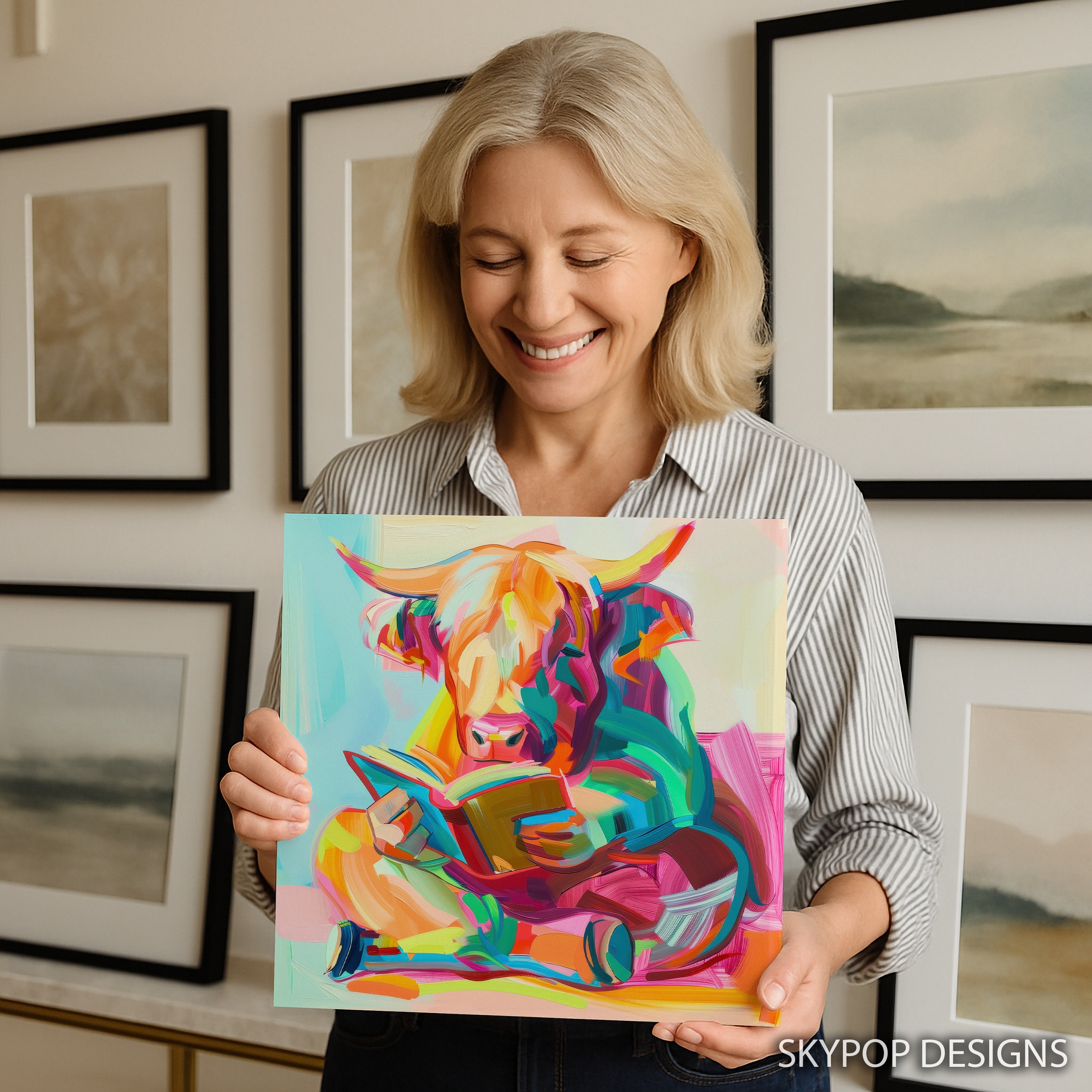 9.jpg Highland Cow Art
