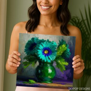 Emerald Bloom Art