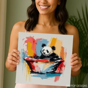Panda Splash Art